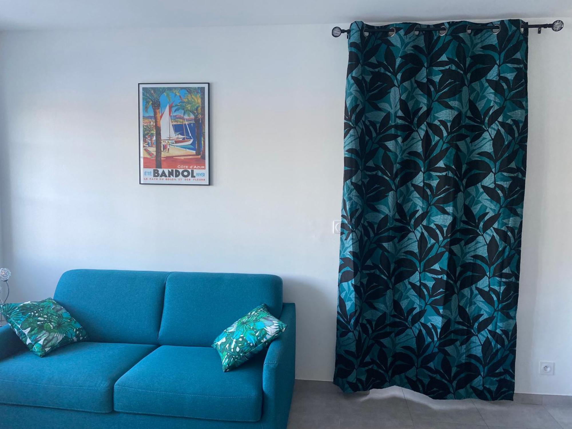 בנדול Splendide Studio Miramar Vue Mer Avec Terrasse מראה חיצוני תמונה